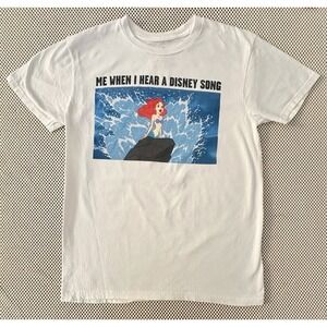 Disney Parks The Little Mermaid Ariel T Shirt Sz M Me When I Hear A Disney Song